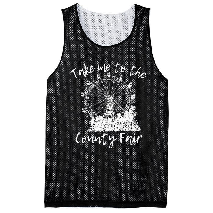 Take Me To The County Fair for Summer Mesh Reversible Basketball Jersey Tank