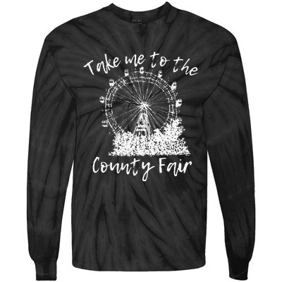 Take Me To The County Fair for Summer Tie-Dye Long Sleeve Shirt