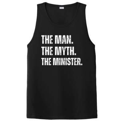 The Man The Myth The The Minister. PosiCharge Competitor Tank