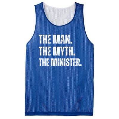 The Man The Myth The The Minister. Mesh Reversible Basketball Jersey Tank