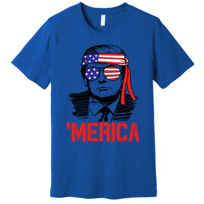 Trump Merica Trump 2020 Presidential Swag Gift Premium T-Shirt