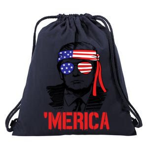 Trump Merica Trump 2020 Presidential Swag Gift Drawstring Bag