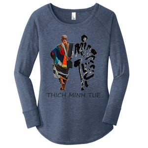 Thich Minh Tue Women's Perfect Tri Tunic Long Sleeve Shirt