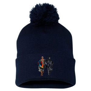 Thich Minh Tue Pom Pom 12in Knit Beanie