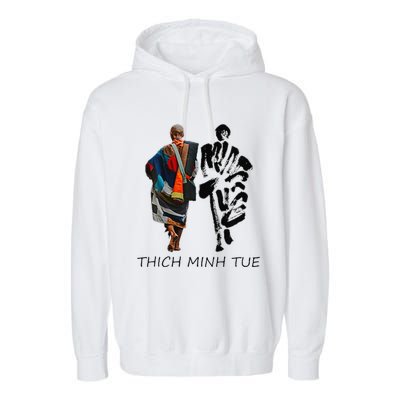 Thich Minh Tue Garment-Dyed Fleece Hoodie