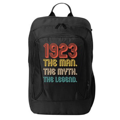 The Man The Myth The Legend 1923 100th Birthday City Backpack
