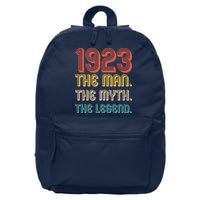The Man The Myth The Legend 1923 100th Birthday 16 in Basic Backpack