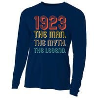 The Man The Myth The Legend 1923 100th Birthday Cooling Performance Long Sleeve Crew