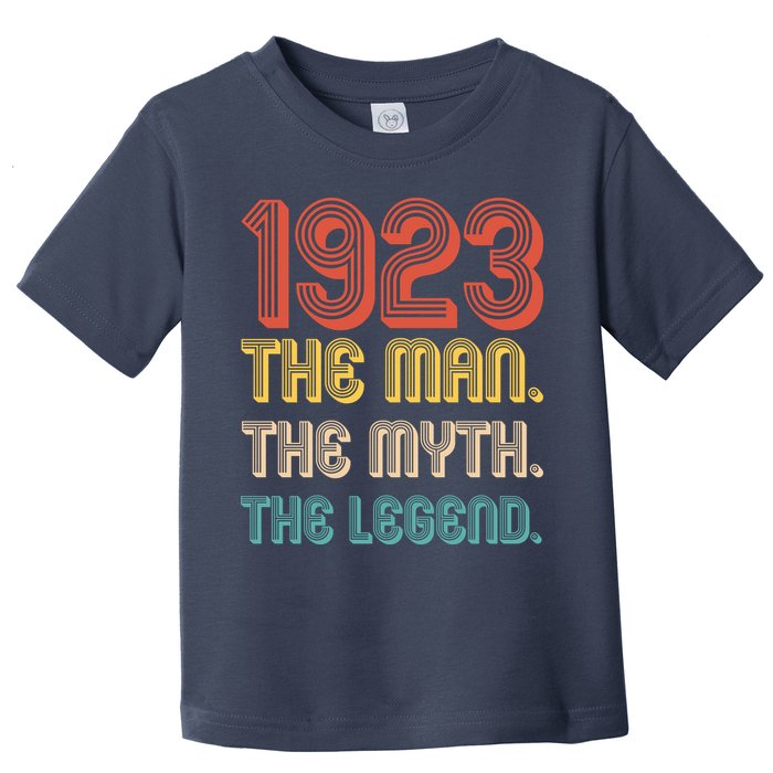 The Man The Myth The Legend 1923 100th Birthday Toddler T-Shirt