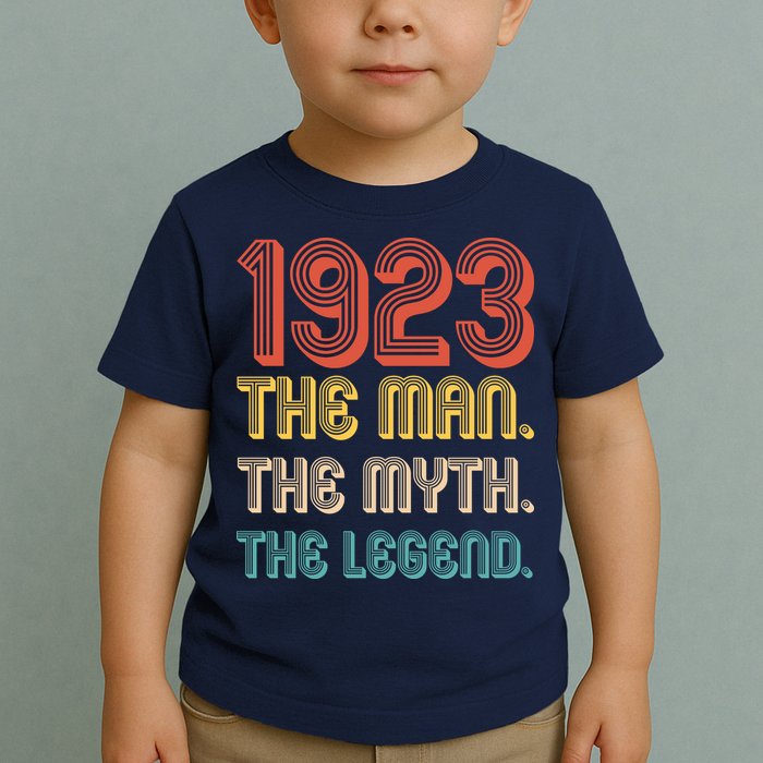 The Man The Myth The Legend 1923 100th Birthday Toddler T-Shirt