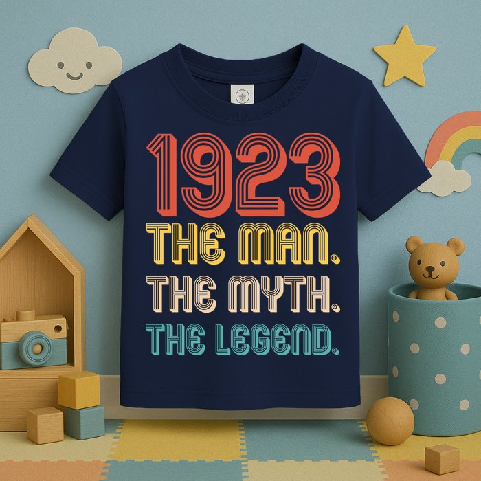 The Man The Myth The Legend 1923 100th Birthday Toddler T-Shirt