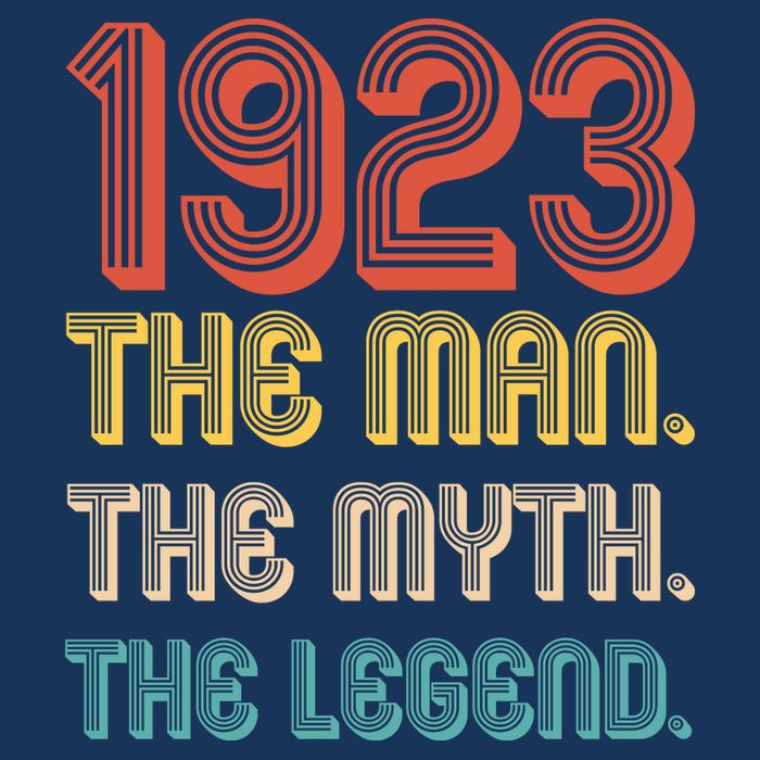 The Man The Myth The Legend 1923 100th Birthday Toddler T-Shirt