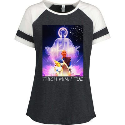 Thich Minh Tue Enza Ladies Jersey Colorblock Tee