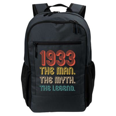 The Man The Myth The Legend 1933 90th Birthday Daily Commute Backpack