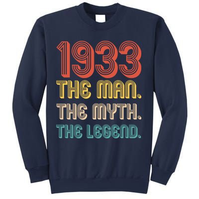 The Man The Myth The Legend 1933 90th Birthday Sweatshirt