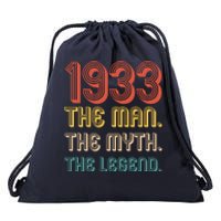 The Man The Myth The Legend 1933 90th Birthday Drawstring Bag