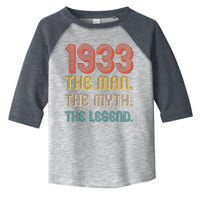 The Man The Myth The Legend 1933 90th Birthday Toddler Fine Jersey T-Shirt