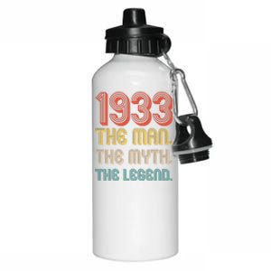 The Man The Myth The Legend 1933 90th Birthday Aluminum Water Bottle