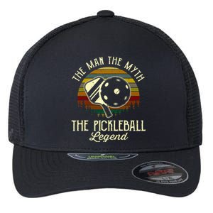 The Man The Myth The Pickleball Legend Flexfit Unipanel Trucker Cap