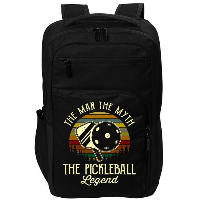 The Man The Myth The Pickleball Legend Impact Tech Backpack