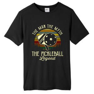 The Man The Myth The Pickleball Legend Tall Fusion ChromaSoft Performance T-Shirt