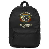 The Man The Myth The Pickleball Legend 16 in Basic Backpack