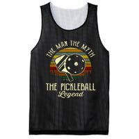 The Man The Myth The Pickleball Legend Mesh Reversible Basketball Jersey Tank