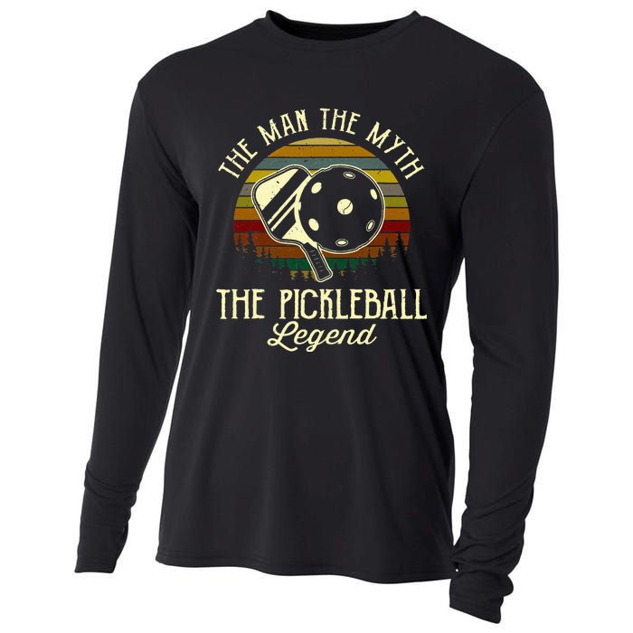 The Man The Myth The Pickleball Legend Cooling Performance Long Sleeve Crew