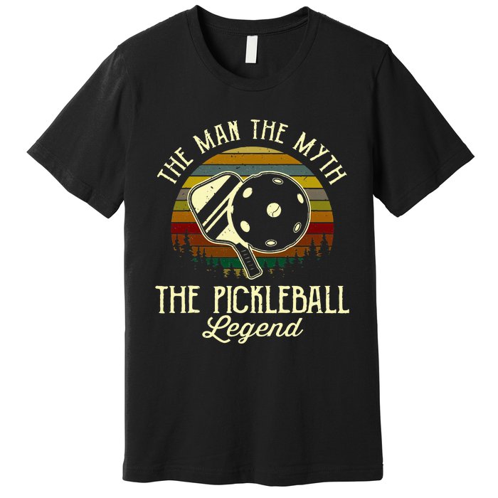 The Man The Myth The Pickleball Legend Premium T-Shirt