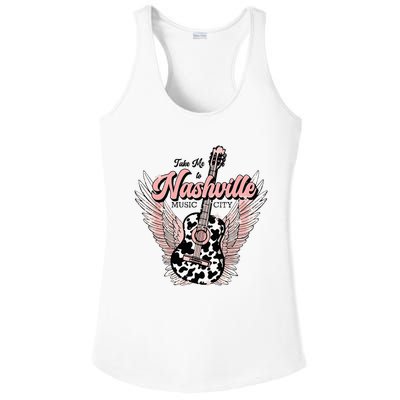 Take Me To Nashville Nashville Tennessee Ladies PosiCharge Competitor Racerback Tank