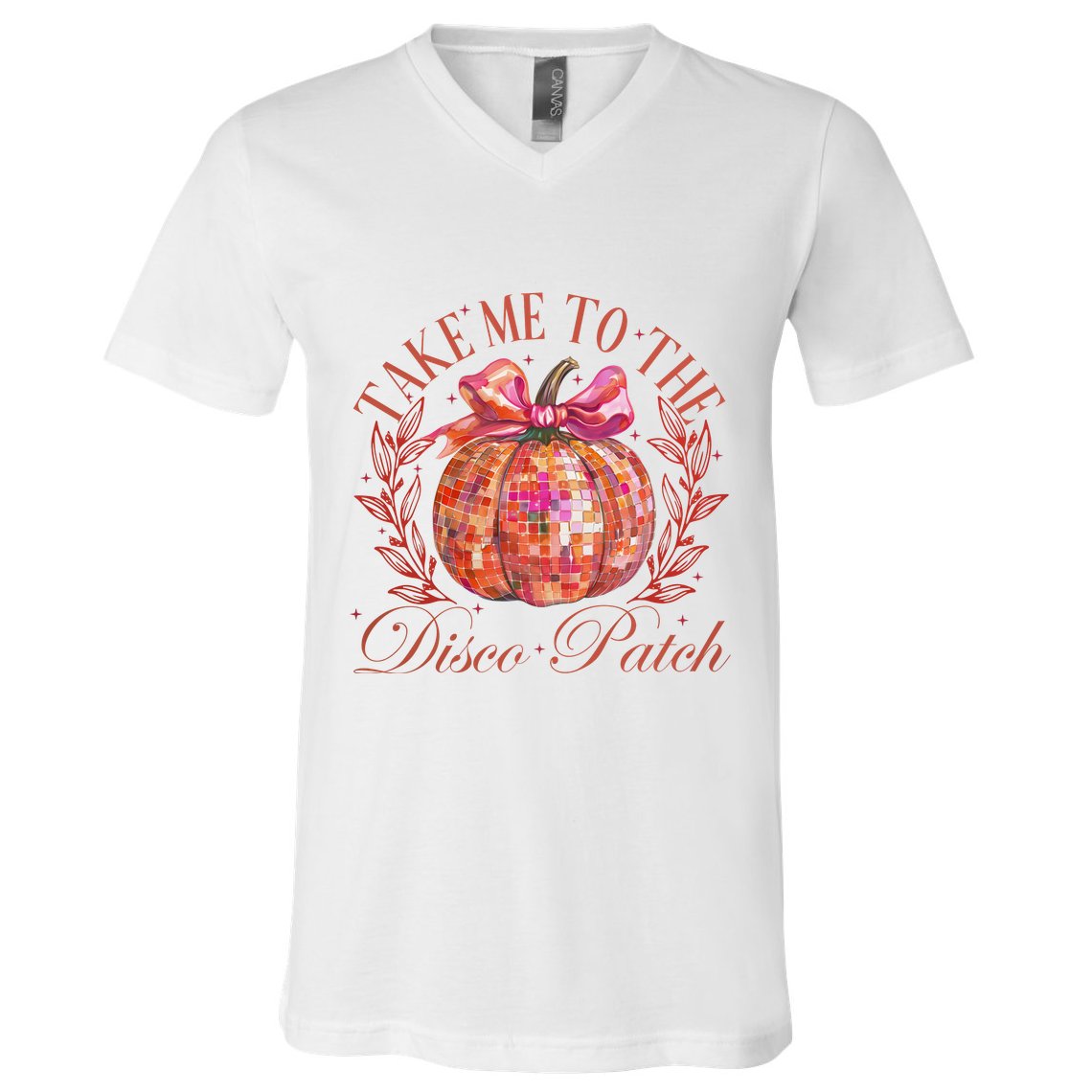 Take Me To The Pumpkin Patch V-Neck T-Shirt