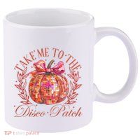 Take Me To The Pumpkin Patch 11oz C Handle Ceramic Mug