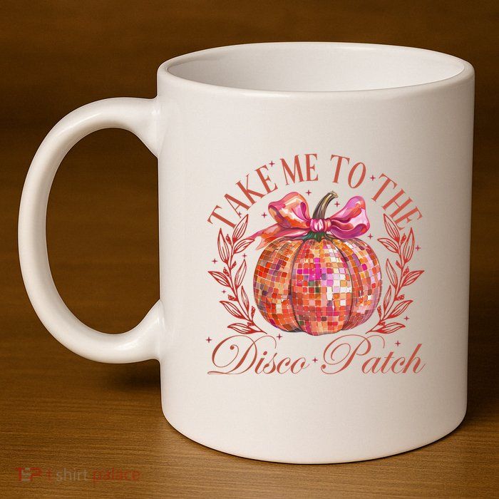 Take Me To The Pumpkin Patch 11oz C Handle Ceramic Mug