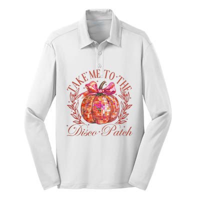 Take Me To The Pumpkin Patch Silk Touch Performance Long Sleeve Polo