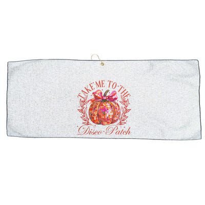 Take Me To The Pumpkin Patch Large Microfiber Waffle Golf Towel