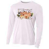 Take Me To The Pumpkin Patch Fall Pumpkin Cooling Performance Long Sleeve Crew