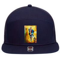 Thich Minh Tue Buddhist Monk Spiritual Journey Vietnam 7 Panel Mesh Trucker Snapback Hat