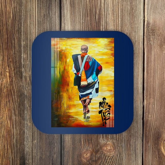 Thich Minh Tue Buddhist Monk Spiritual Journey Vietnam Coaster