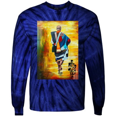 Thich Minh Tue Buddhist Monk Spiritual Journey Vietnam Tie-Dye Long Sleeve Shirt