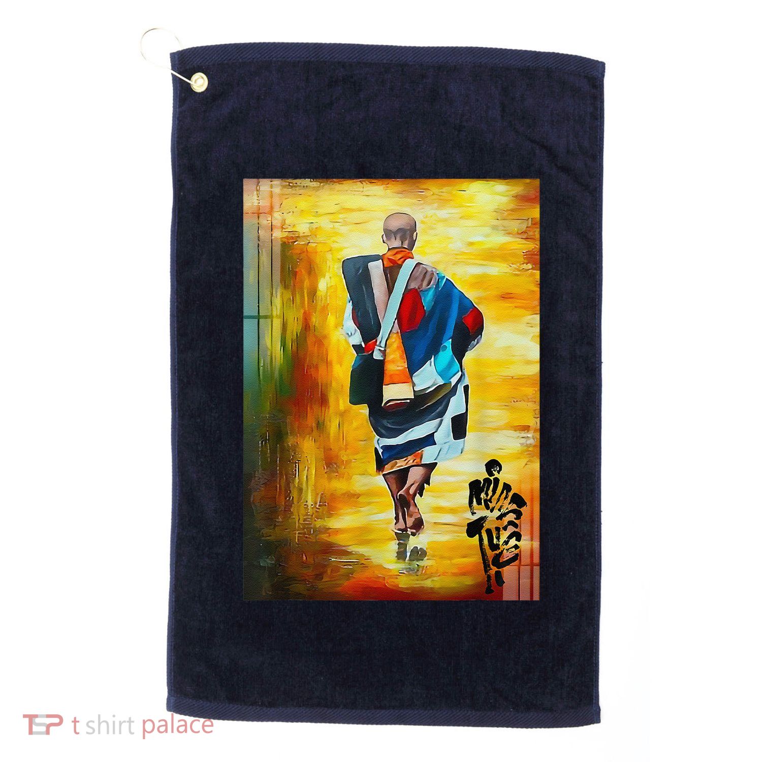 Thich Minh Tue Buddhist Monk Spiritual Journey Vietnam Golf Towel