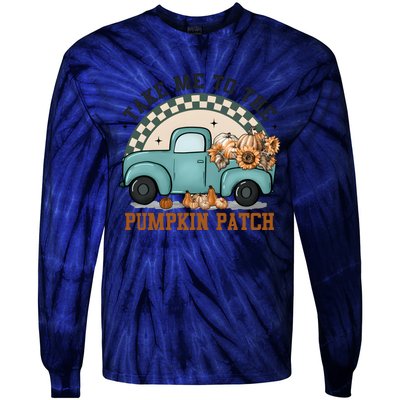 Take Me To The Pumpkin Patch Tie-Dye Long Sleeve Shirt