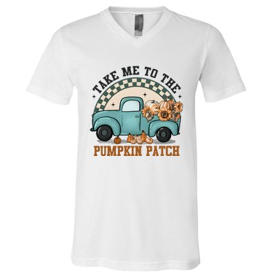 Take Me To The Pumpkin Patch V-Neck T-Shirt