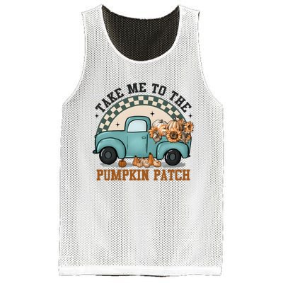 Take Me To The Pumpkin Patch Mesh Reversible Basketball Jersey Tank