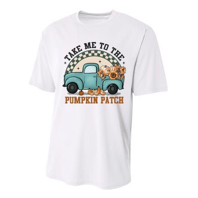 Take Me To The Pumpkin Patch Performance Sprint T-Shirt