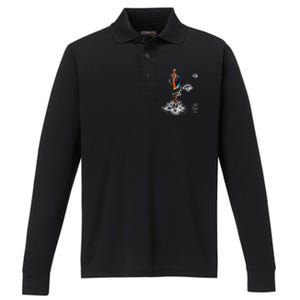 Thich Minh Tue Performance Long Sleeve Polo