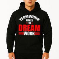Teamwork Makes The Dream Work Team Crew Building Hoodie