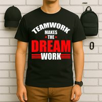 Teamwork Makes The Dream Work Team Crew Building T-Shirt