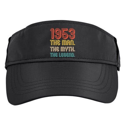 The Man The Myth The Legend 1953 70th Birthday Adult Drive Performance Visor