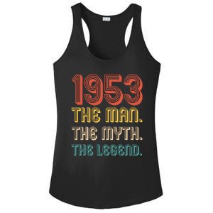 The Man The Myth The Legend 1953 70th Birthday Ladies PosiCharge Competitor Racerback Tank