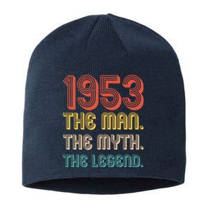 The Man The Myth The Legend 1953 70th Birthday Sustainable Beanie